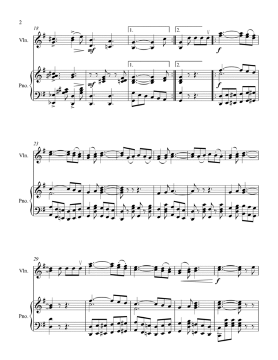 Antoinette (Advanced) Violin Solo scores gallery preview page 4