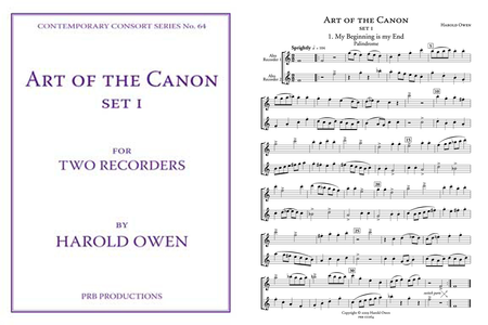 Art of the Canon, Vol. 1 (score and part set)