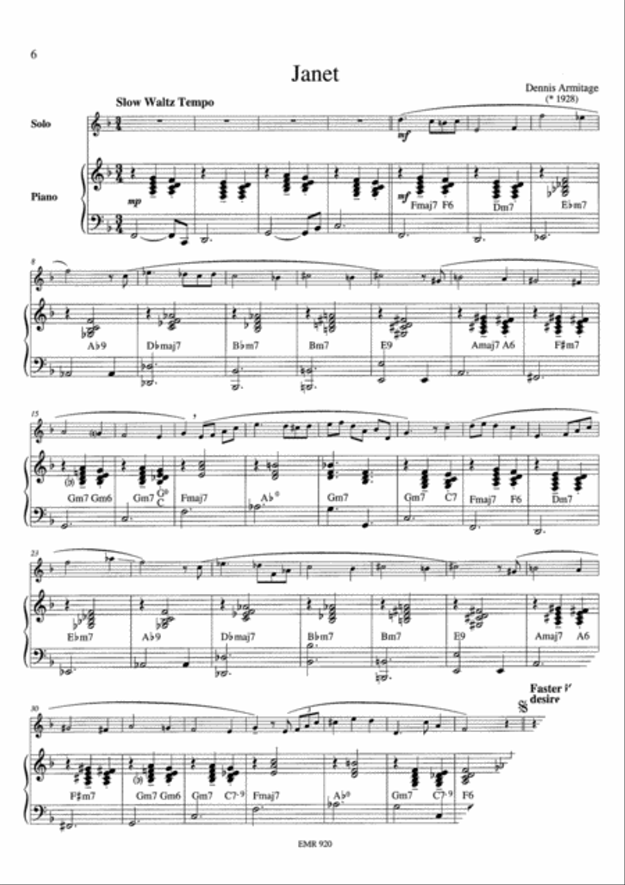 Ballad Clarinet Duet scores gallery preview page 4