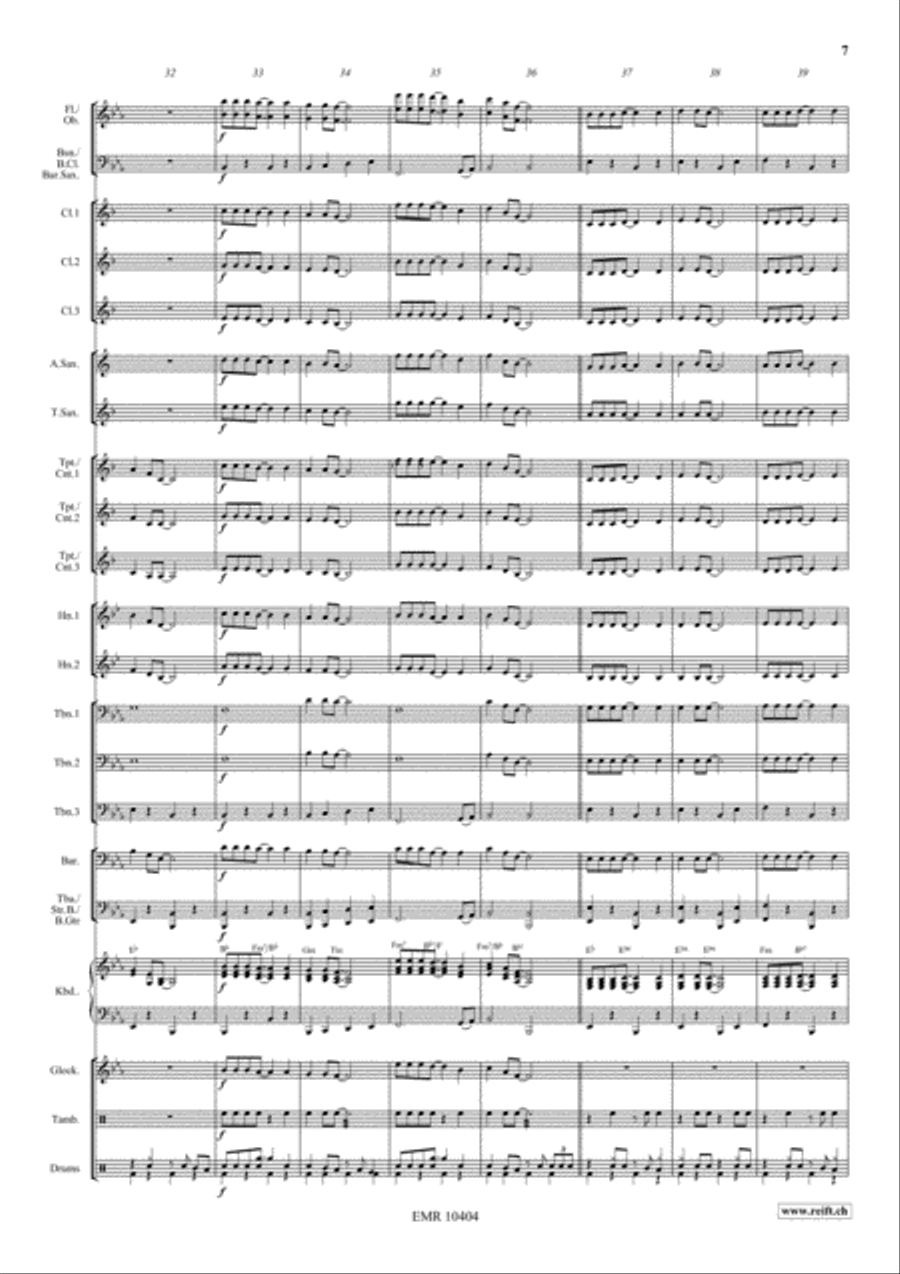 Beach Party Concert Band scores gallery preview page 8