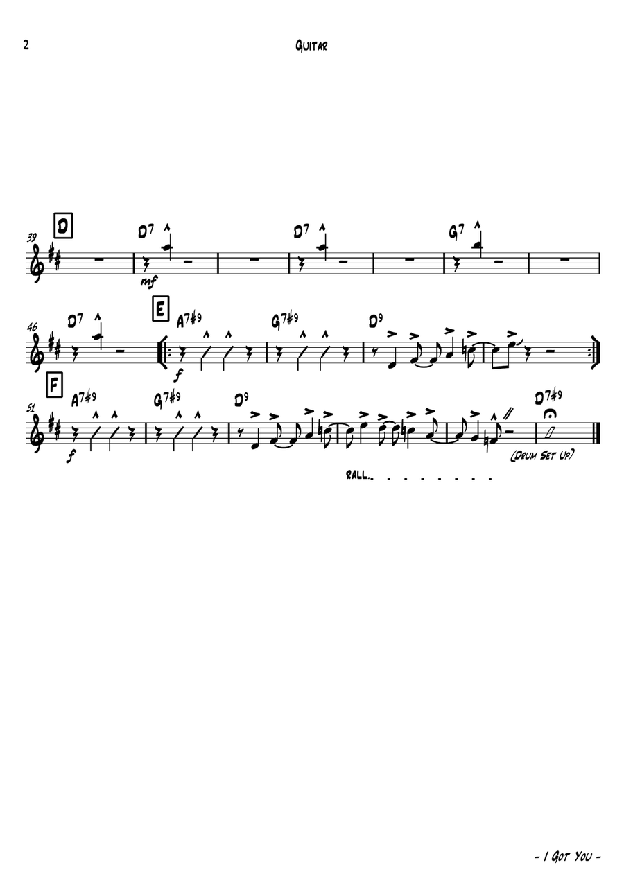 I Got You (I Feel Good) I Got You (I Feel Good) Jazz Ensemble scores gallery preview page 5