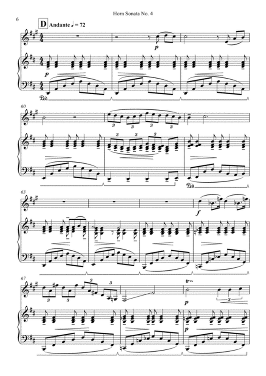 Horn Sonata No. 4 - 1st. Movement - French Horn and Piano image number null