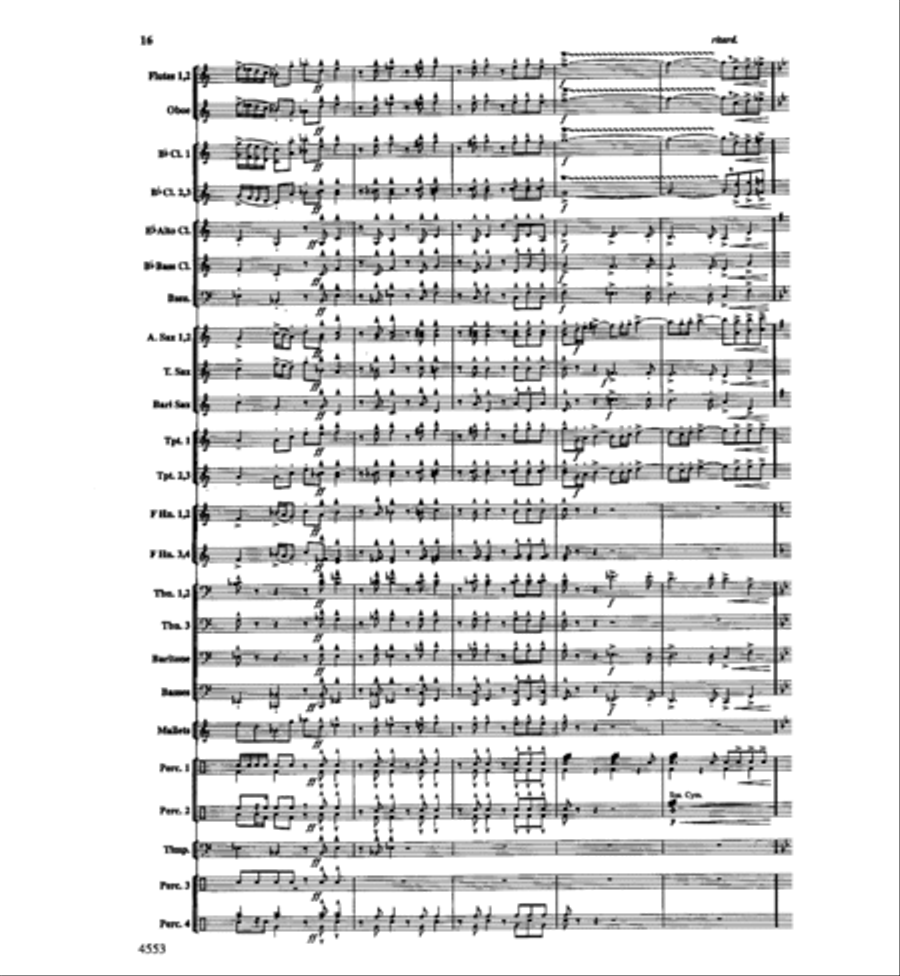 All Things Bright and Beautiful Concert Band scores gallery preview page 16