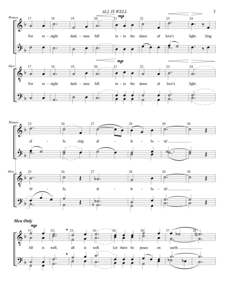 All Is Well by Michael W. Smith Divisi - Digital Sheet Music