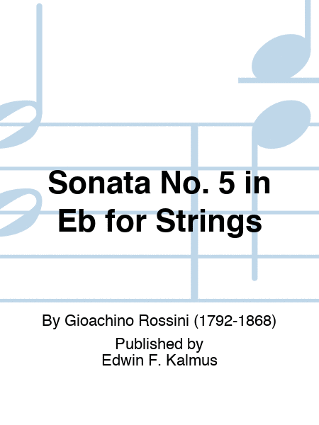 Sonata No. 5 in Eb for Strings