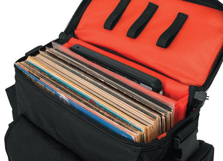 Gator DJ Bag for 35 LPs & Serato-Style Interface