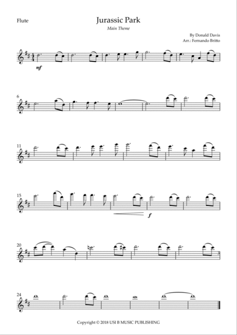 Jurassic Park Iii Woodwind Trio scores gallery preview page 3