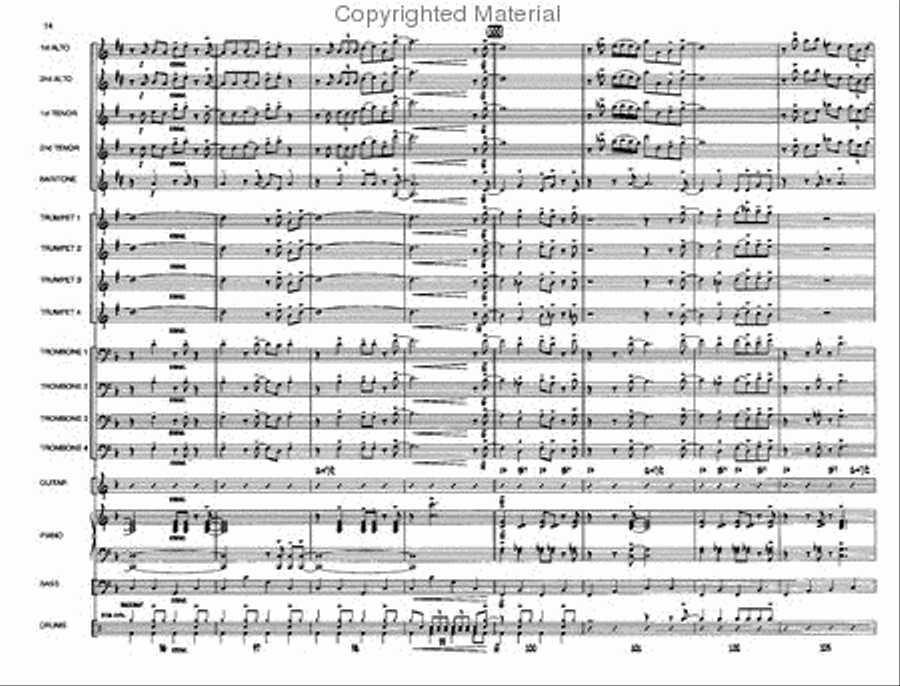 Blues for Buster Jazz Ensemble scores gallery preview page 14