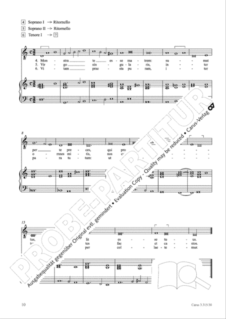 Ave maris stella (Ave maris stella (Ave, Stern der Meere)) 4-Part scores gallery preview page 11