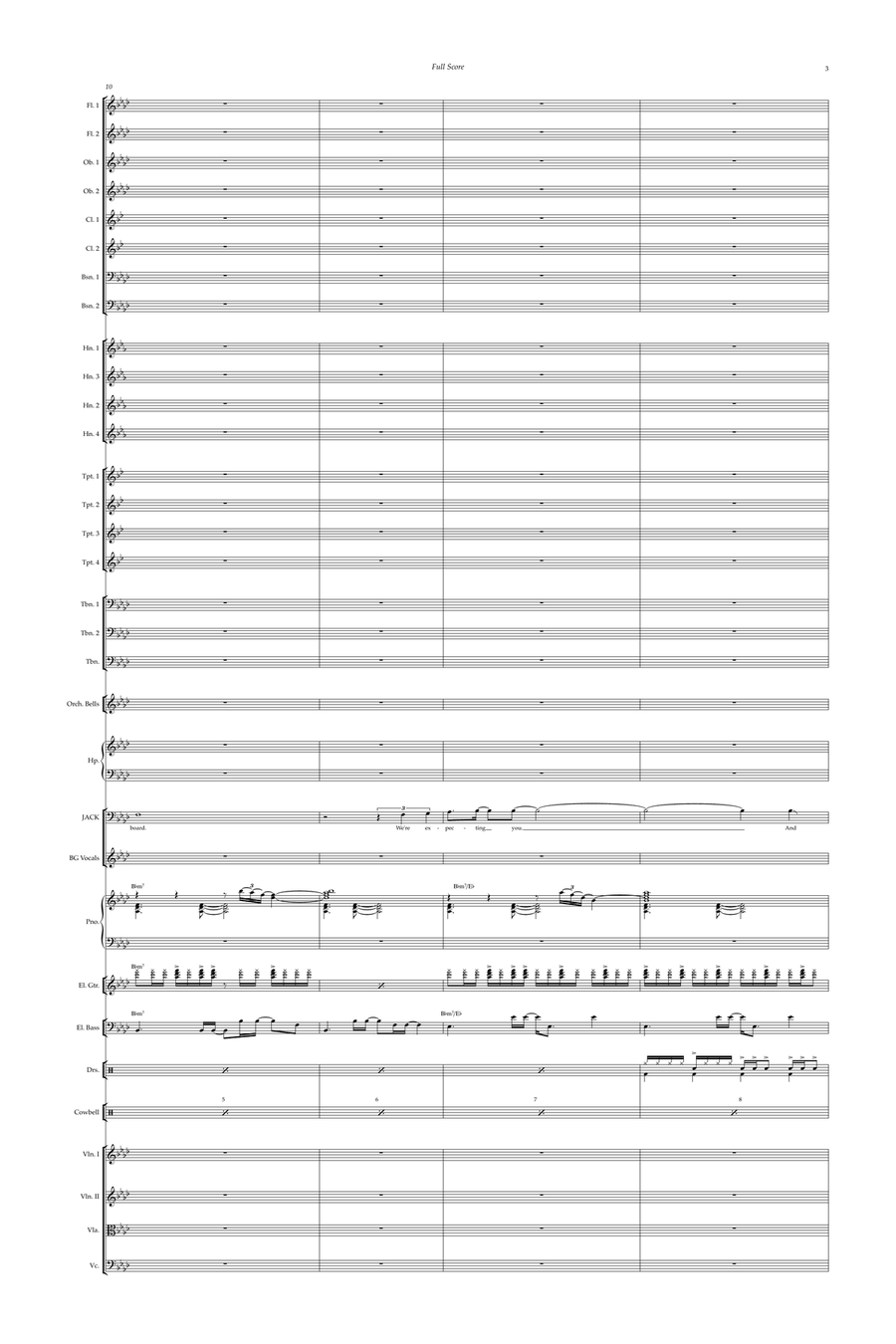 Love Boat Theme Love Boat Theme Full Orchestra scores gallery preview page 3