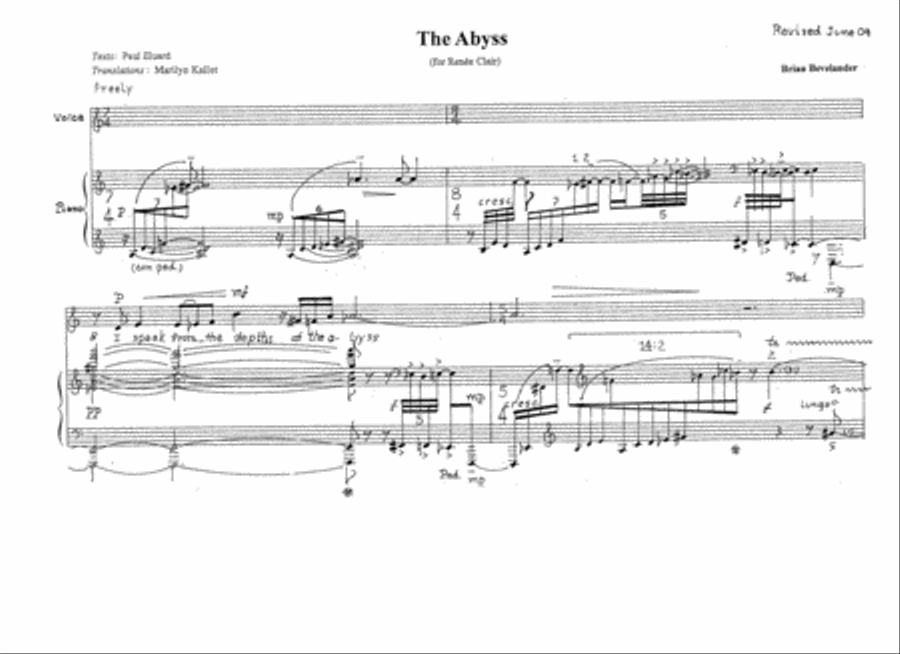 [Bevelander] Songs of Existence Voice scores gallery preview page 5