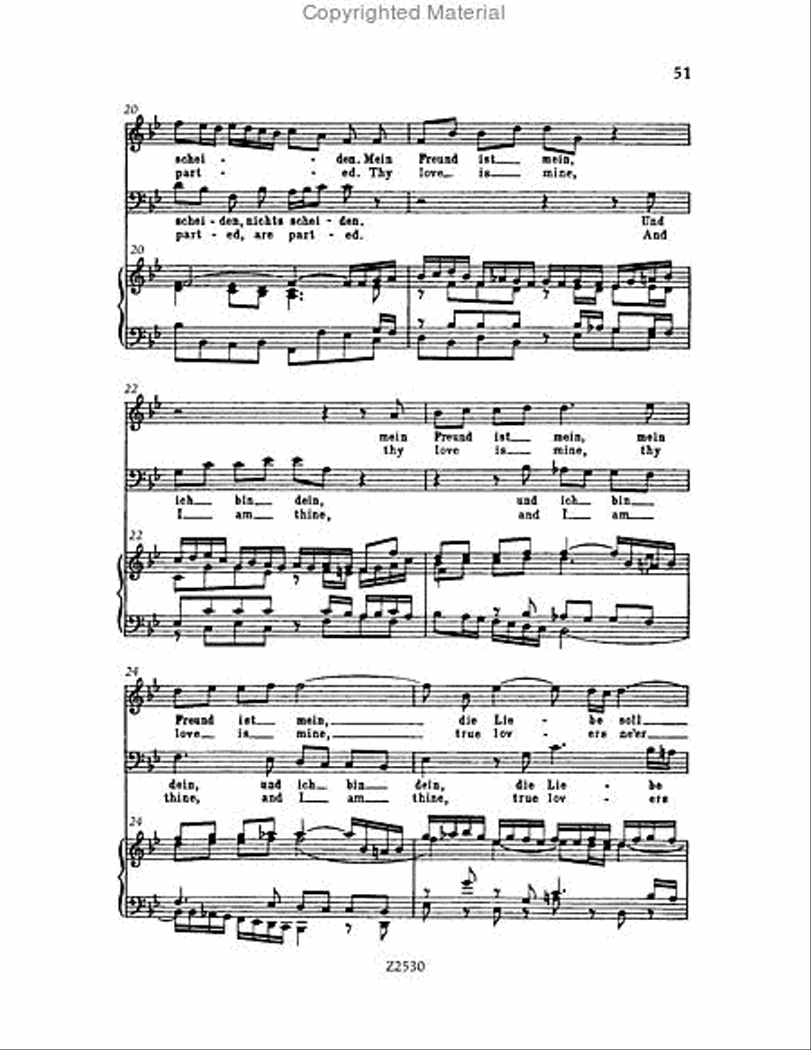 Wachet auf, ruft uns die Stimme, BWV 140 Choir scores gallery preview page 51