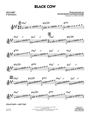 Book cover for Black Cow (arr. Mike Tomaro) - Eb Solo Sheet