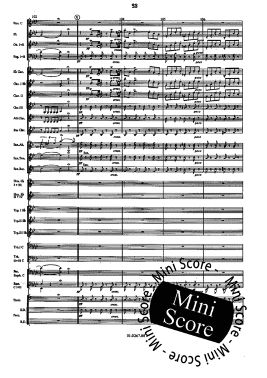 Vespri Siciliani Concert Band scores gallery preview page 27