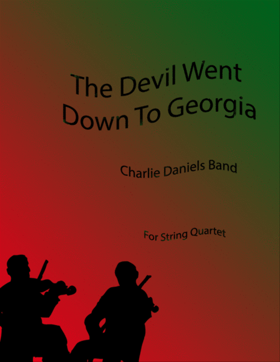 The Devil Went Down To Georgia String Quartet scores gallery preview page 1
