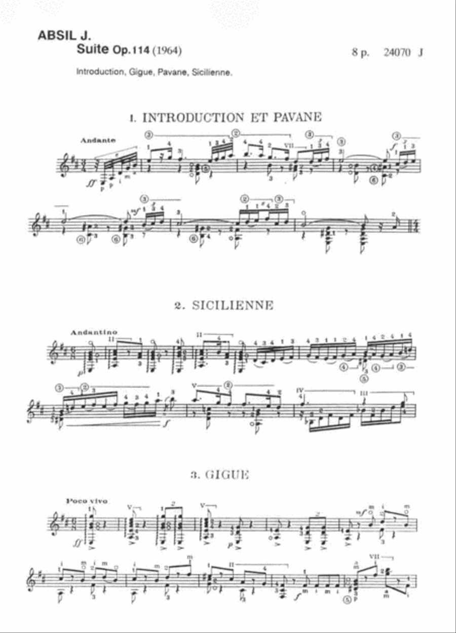 Suite Op. 114 Suite Op. 114 Acoustic Guitar scores gallery preview page 2
