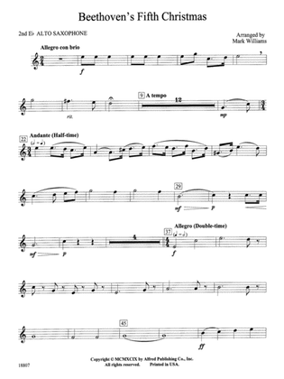 Beethoven's Fifth Christmas: 2nd E-flat Alto Saxophone