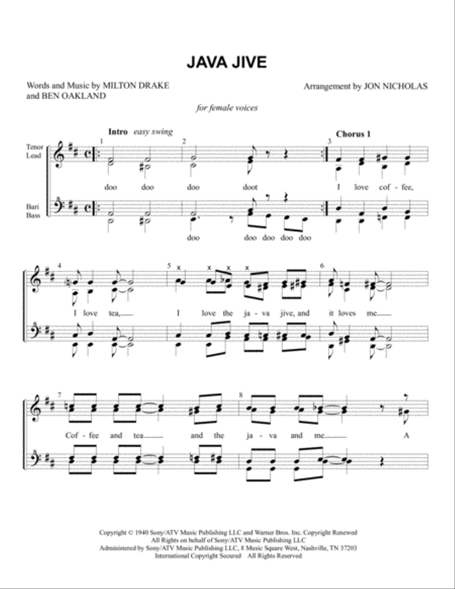 Java Jive SSAA scores gallery preview page 1