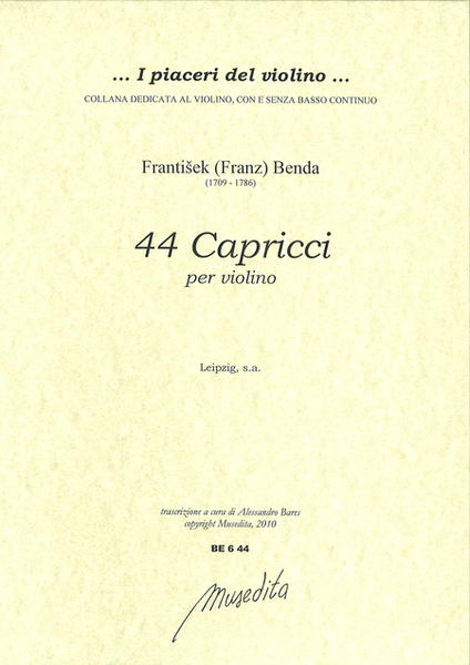 44 Capricci (Leipzig, s.a.)