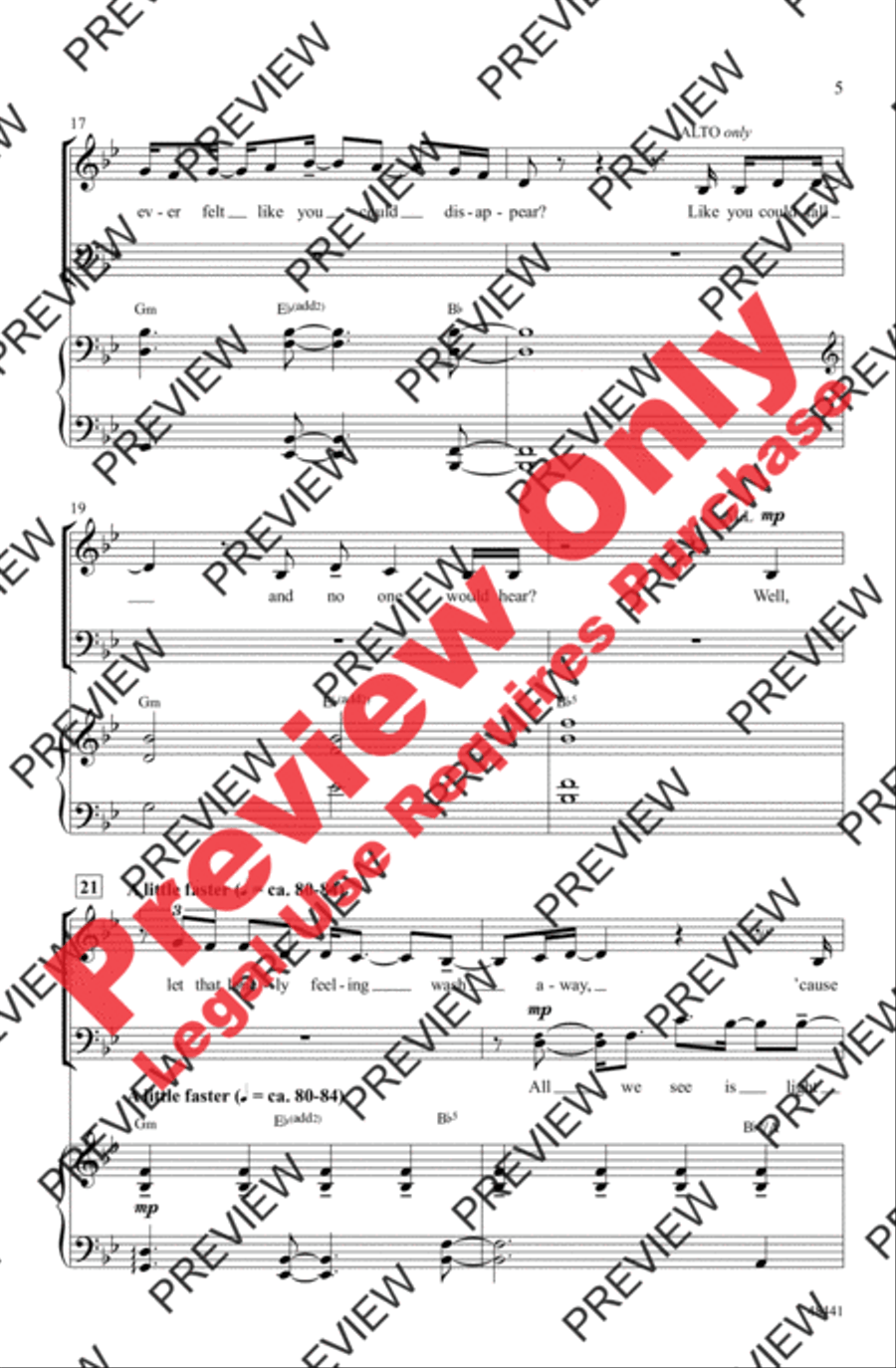 Found/Tonight 3-Part scores gallery preview page 5