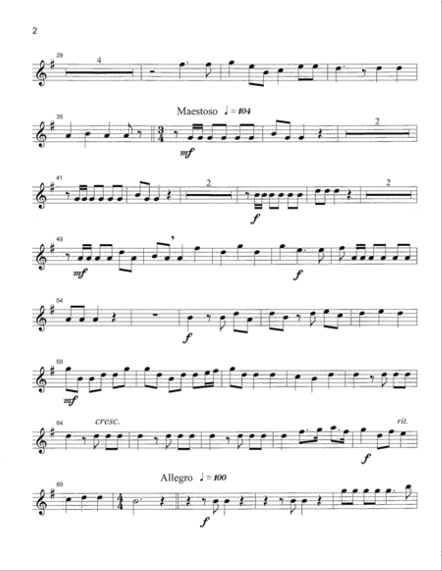 Music for the Royal Fireworks Piano scores gallery preview page 5