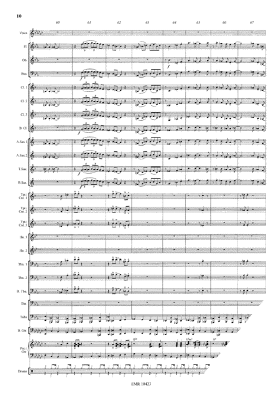 Mack The Knife Mack The Knife Concert Band scores gallery preview page 11