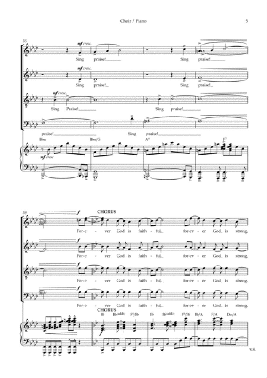 Forever Forever 4-Part scores gallery preview page 5