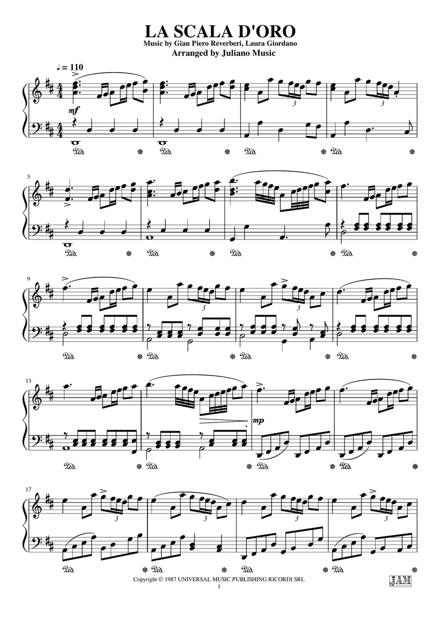 La Scala D'oro Piano Solo scores gallery preview page 3