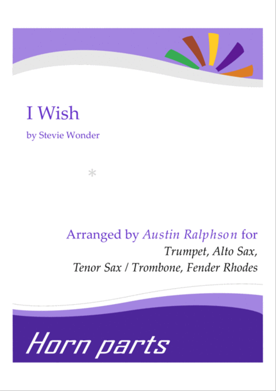 I Wish I Wish Tenor Saxophone scores gallery preview page 1