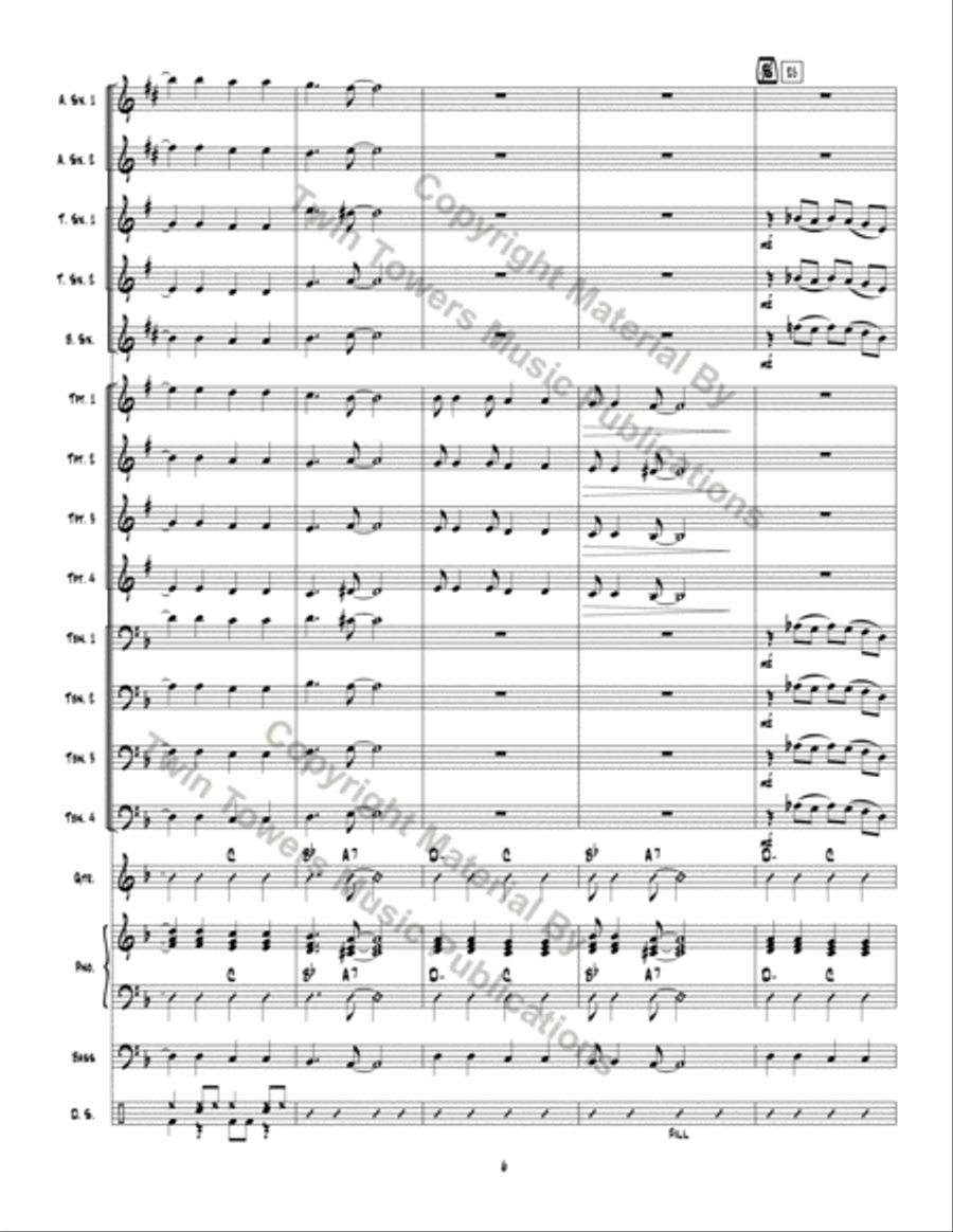 Who Shook? Who Shook? Jazz Ensemble scores gallery preview page 7