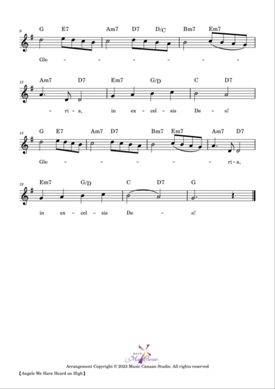 20 Christmas Lead Sheets Piano scores gallery preview page 6