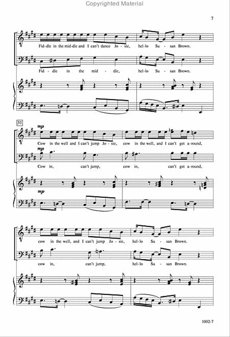 Susan Brown - TB Octavo Susan Brown - TB Octavo TB scores gallery preview page 6