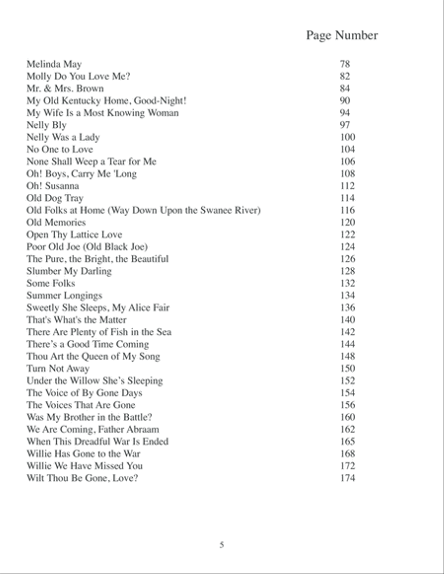 Stephen Collins Foster: Sixty Favorite Songs Piano, Vocal scores gallery preview page 6