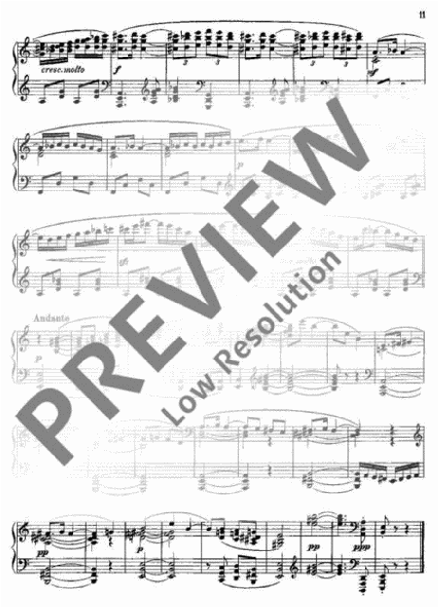 Cartes Postales Piano Solo scores gallery preview page 12