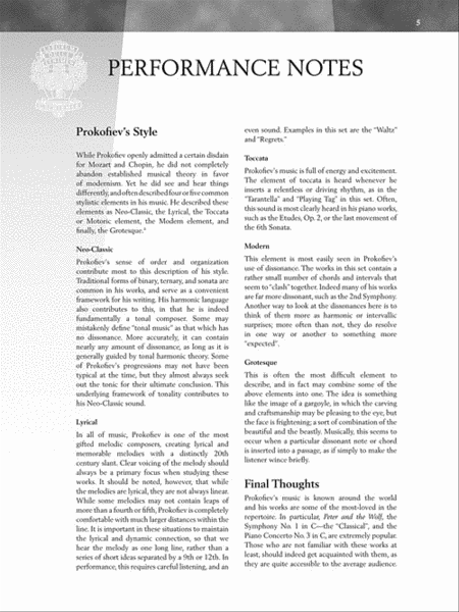 Music for Children, Op. 65 Piano Solo scores gallery preview page 5