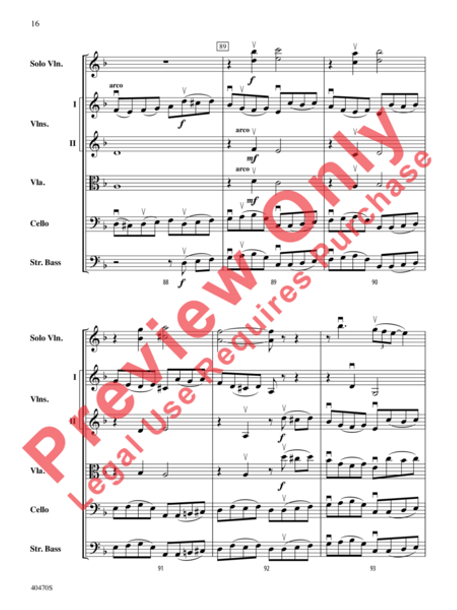 Hungarian Variations Hungarian Variations String Orchestra scores gallery preview page 17