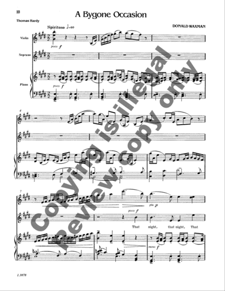 Lovesongs Soprano Voice scores gallery preview page 11