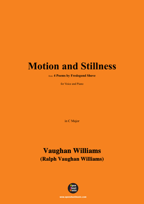 Book cover for Vaughan Williams-Motion and Stillness(1925),in C Major