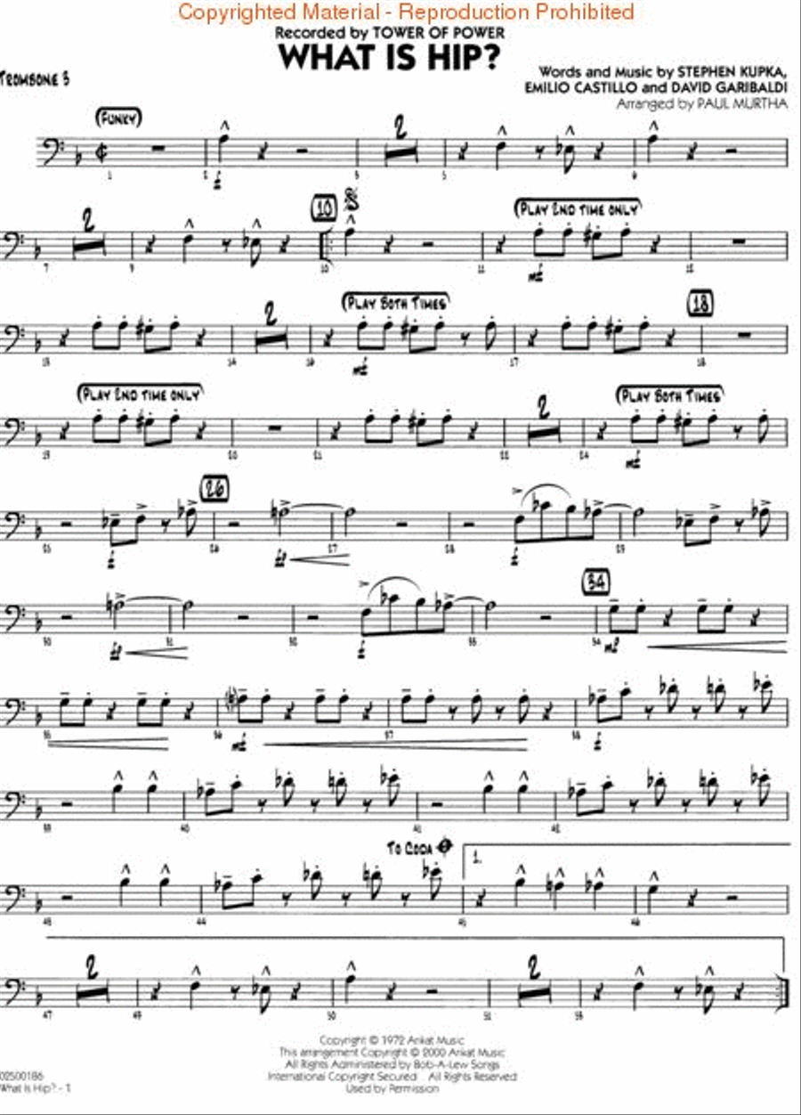 What Is Hip? What Is Hip? Jazz Ensemble scores gallery preview page 4