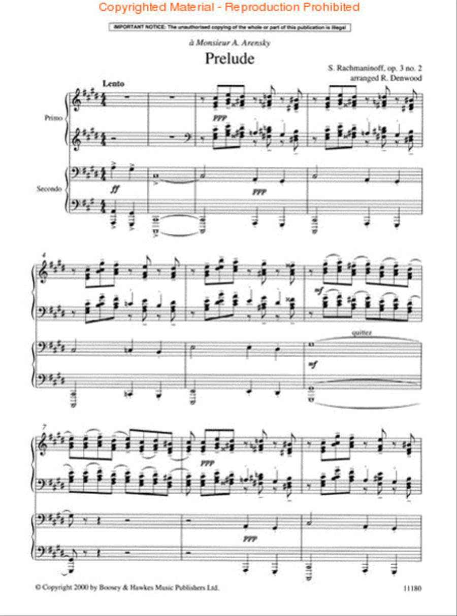 Five Preludes Piano Duet scores gallery preview page 2