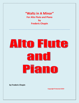 Waltz in A Minor - Alto Flute and Piano - Chamber music