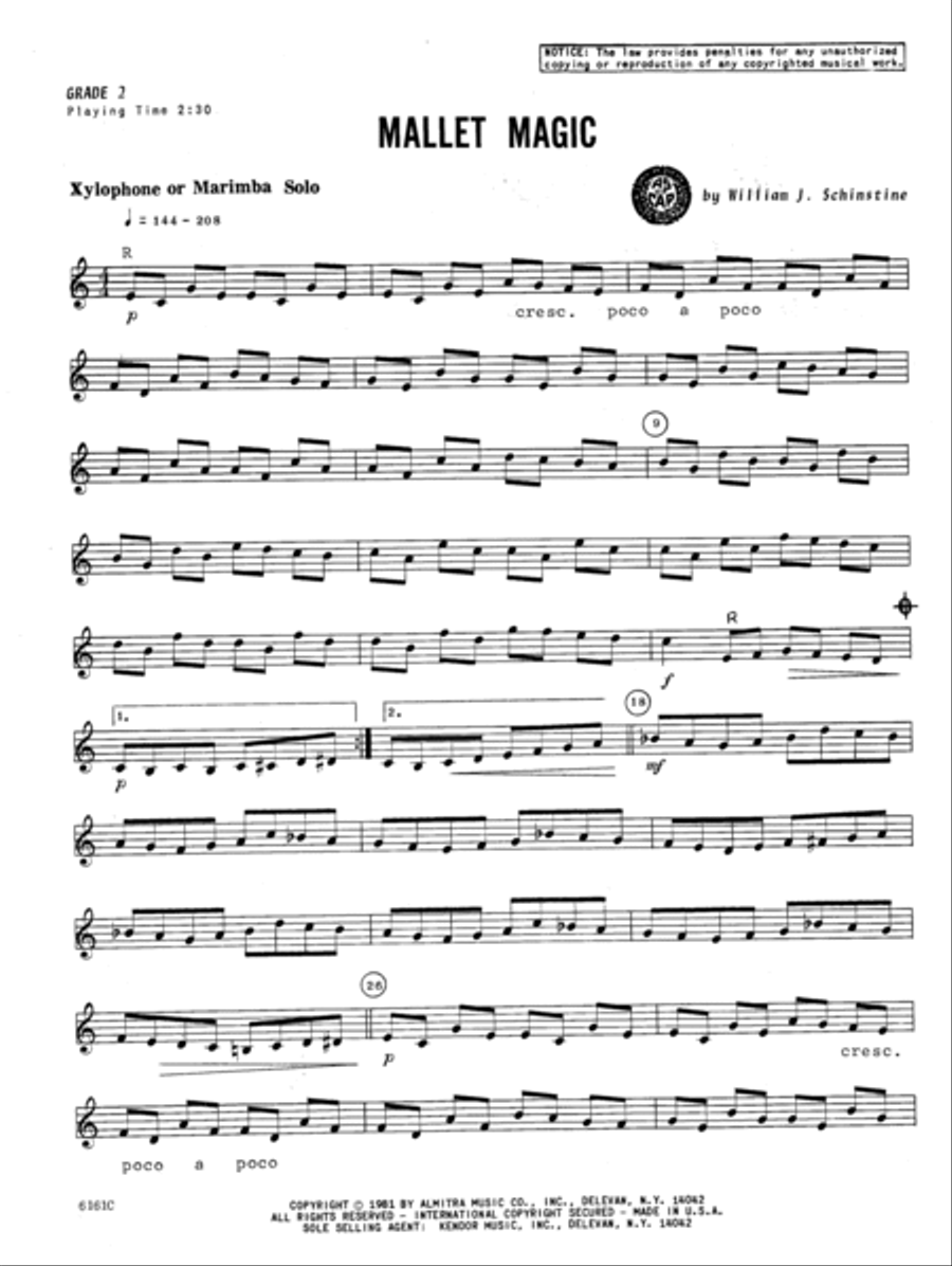 Mallet Magic Percussion scores gallery preview page 2