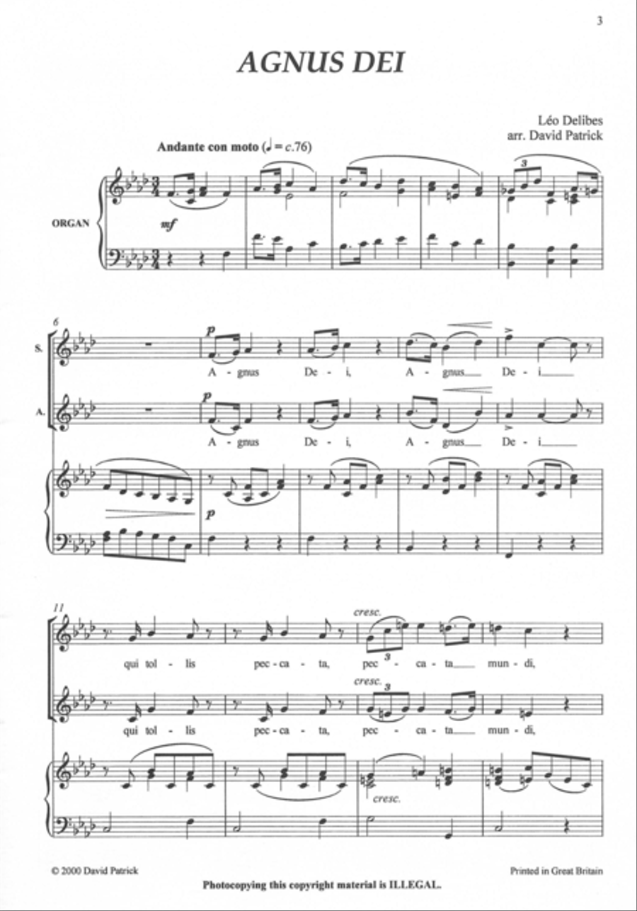 Lamb of God Lamb of God SA scores gallery preview page 2