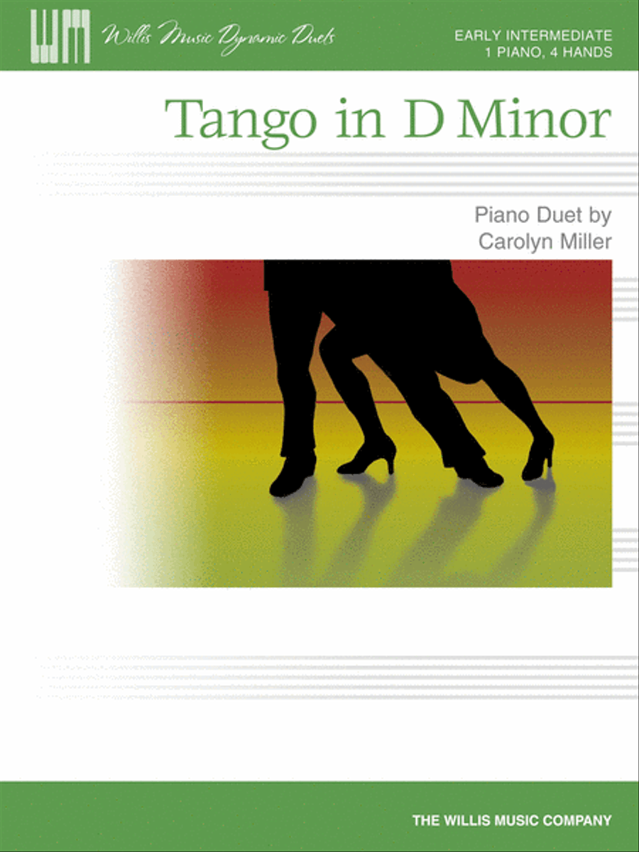 Tango in D Minor 1 Piano, 4-Hands scores gallery preview page 1
