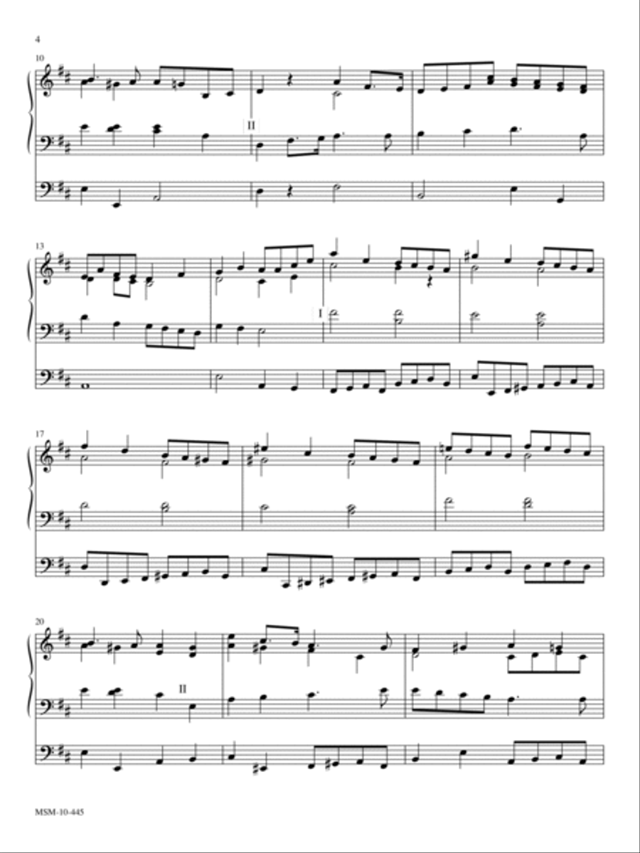 Prelude on Christ Is Alive! Let Christians Sing Organ scores gallery preview page 2