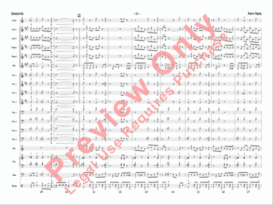 Party Peeps Jazz Ensemble scores gallery preview page 17