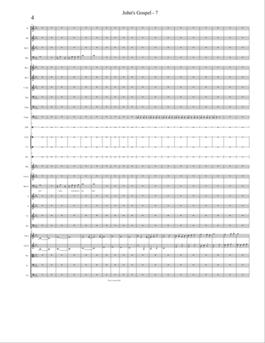 John's Gospel - 7C - The Resurrection Choir scores gallery preview page 4
