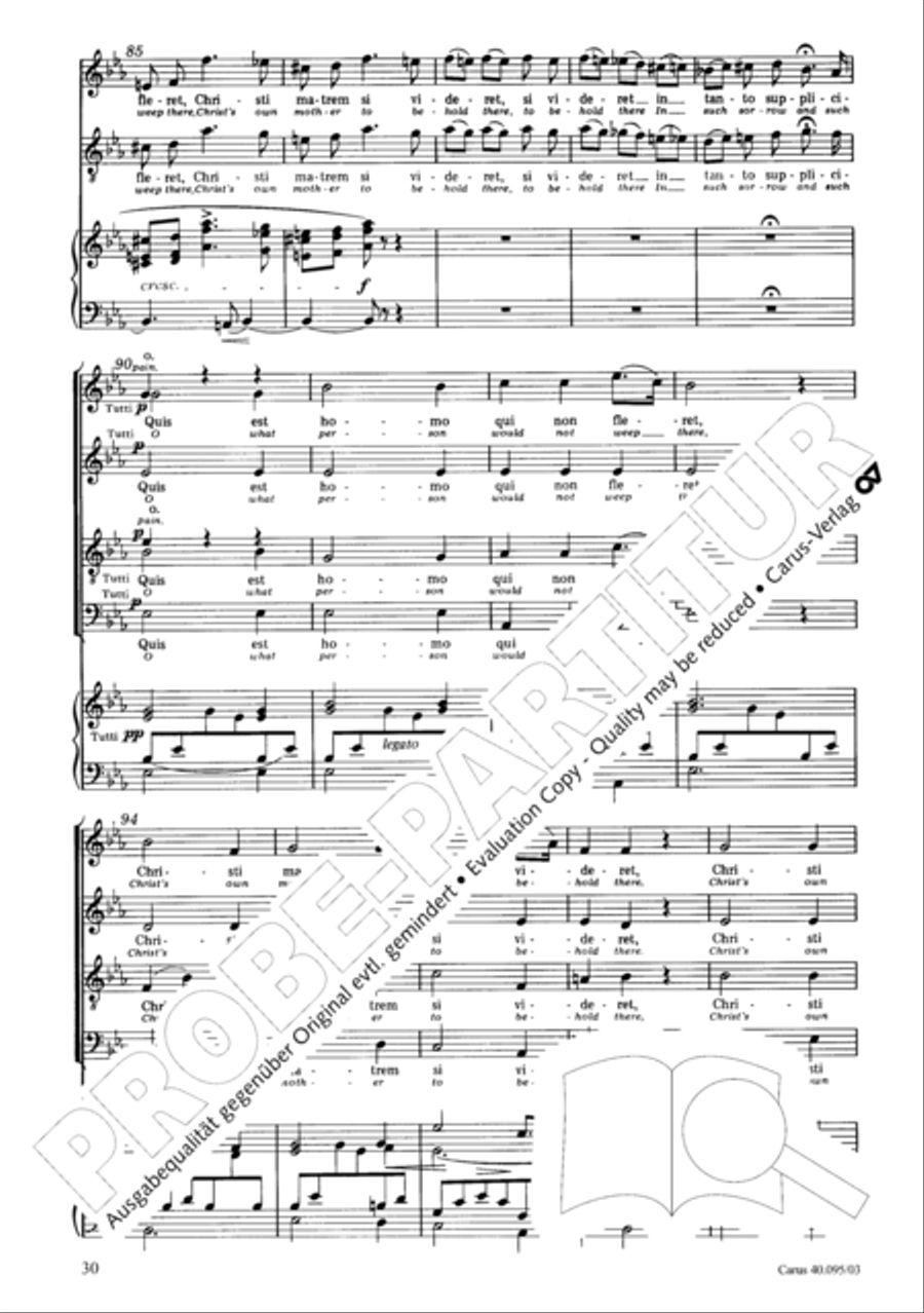 The Seven Words (Die Sieben Worte) 4-Part scores gallery preview page 31