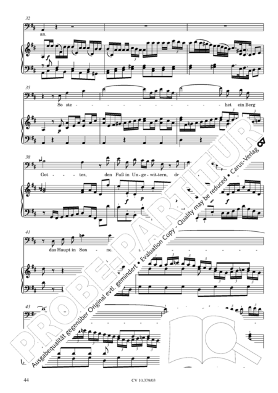 Der Tod Jesu 4-Part scores gallery preview page 45