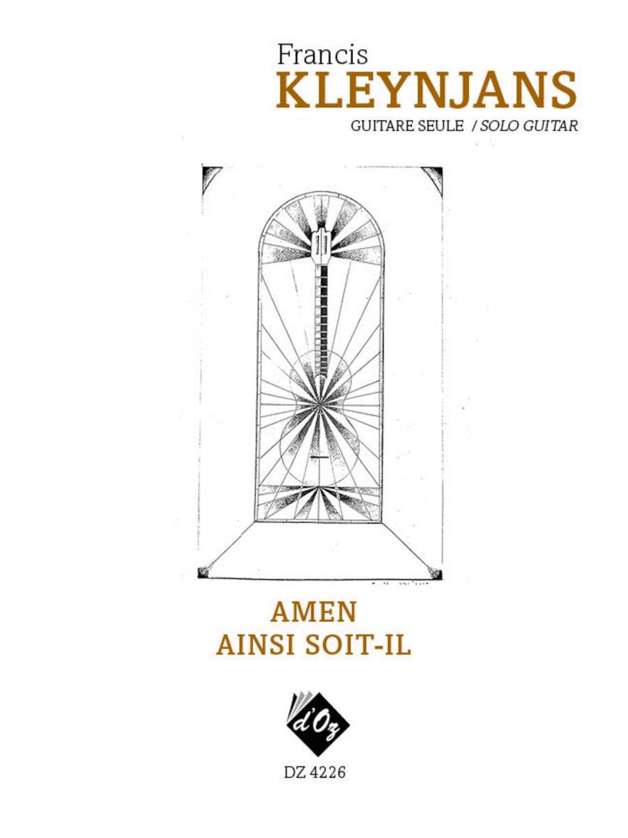 Amen, Ainsi soit-il Classical Guitar scores gallery preview page 1